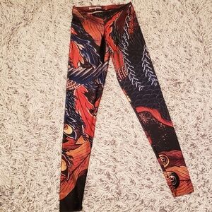 Blackmilk Fiery Dragon Leggings
